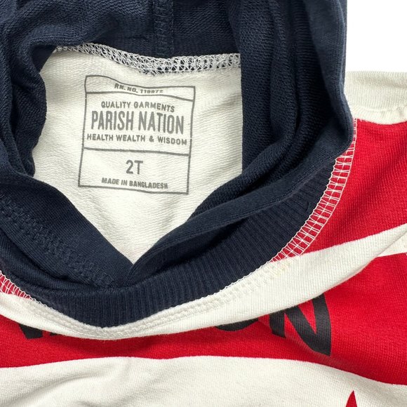 Parish Nation Striped Hooded Tee & Jogger Set (2T) - Picture 5 of 12